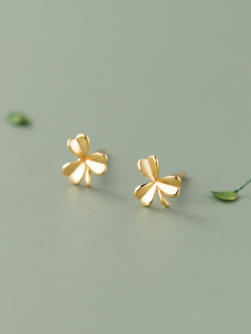 Cercei din argint Trifoi II